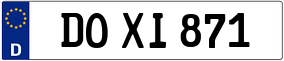 Truck License Plate